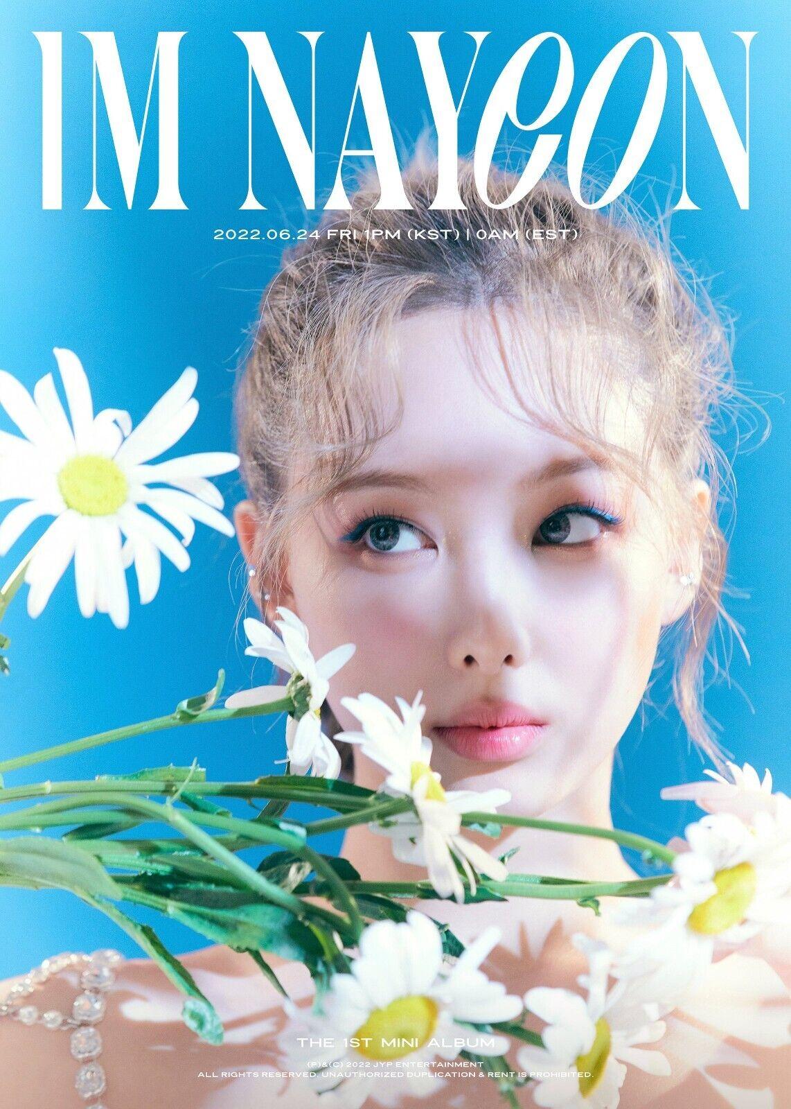 1142x1600 NAYEON TWICE 1st Mini Album [IM NAYEON] I'M Ver. CD P.Book Card Poster Pre Order 8809755508227