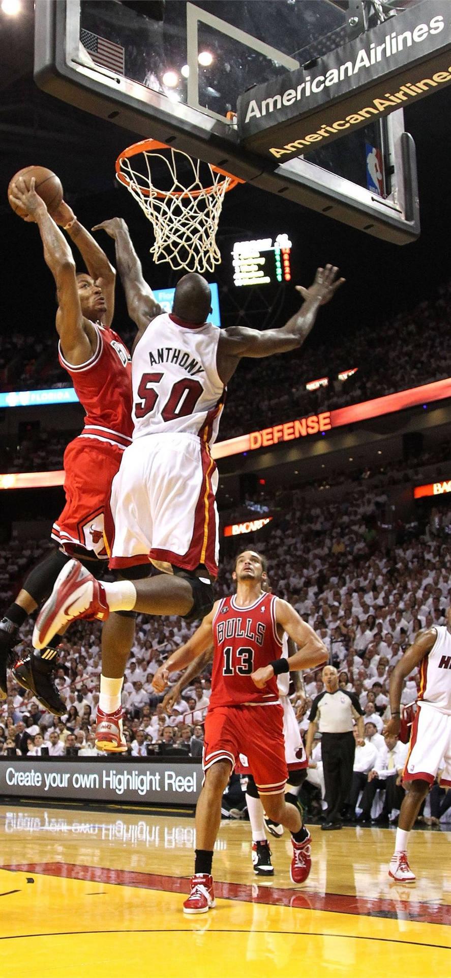 887x1920 Download Dwight Howard Cole Anthony Chicago Bulls Orlando Magic Wallpaper