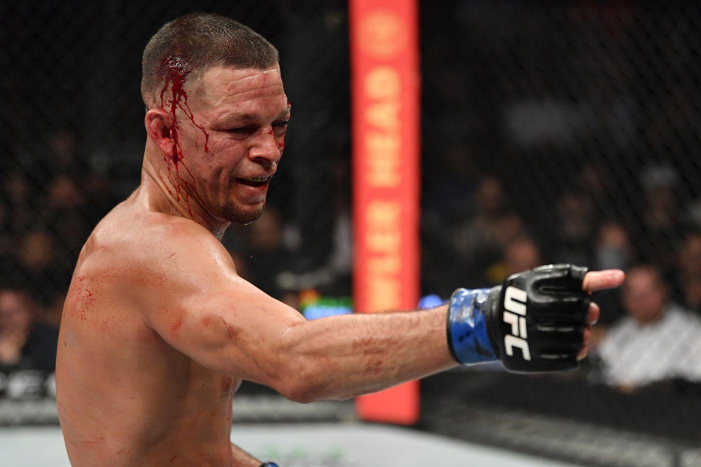 1400x933 Ahead of expected split, Nate Diaz will leave a long list of appearances in the UFC record book