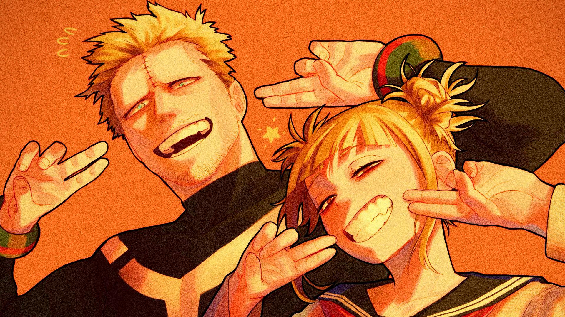 1920x1080 Toga and Twice (My Hero Academia)