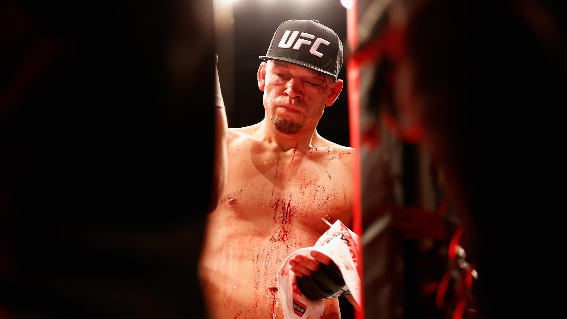 1920x1080 UFC 263: Nate Diaz lights up Twitter by rocking Leon Edwards late