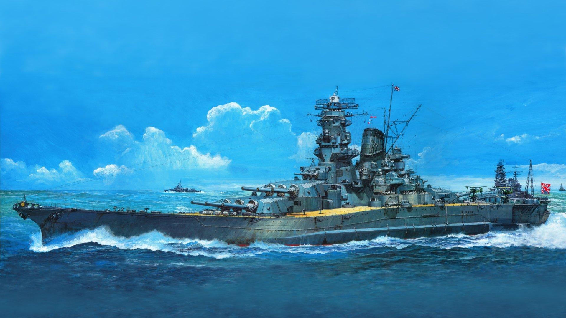 Battleship Yamato Wallpapers - Top Free Battleship Yamato Backgrounds ...