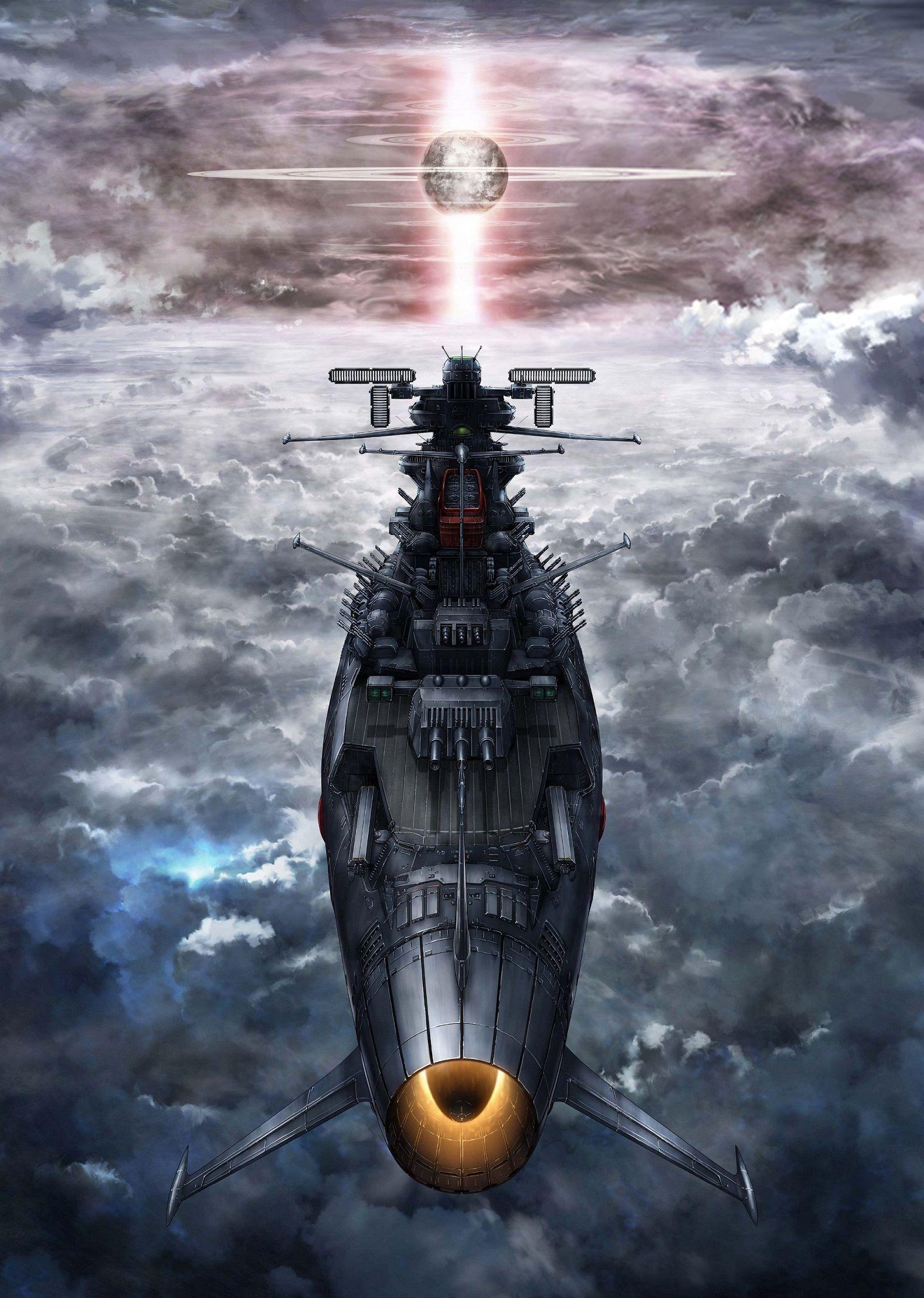 1589x2230 Space Battleship Yamato Wallpaper