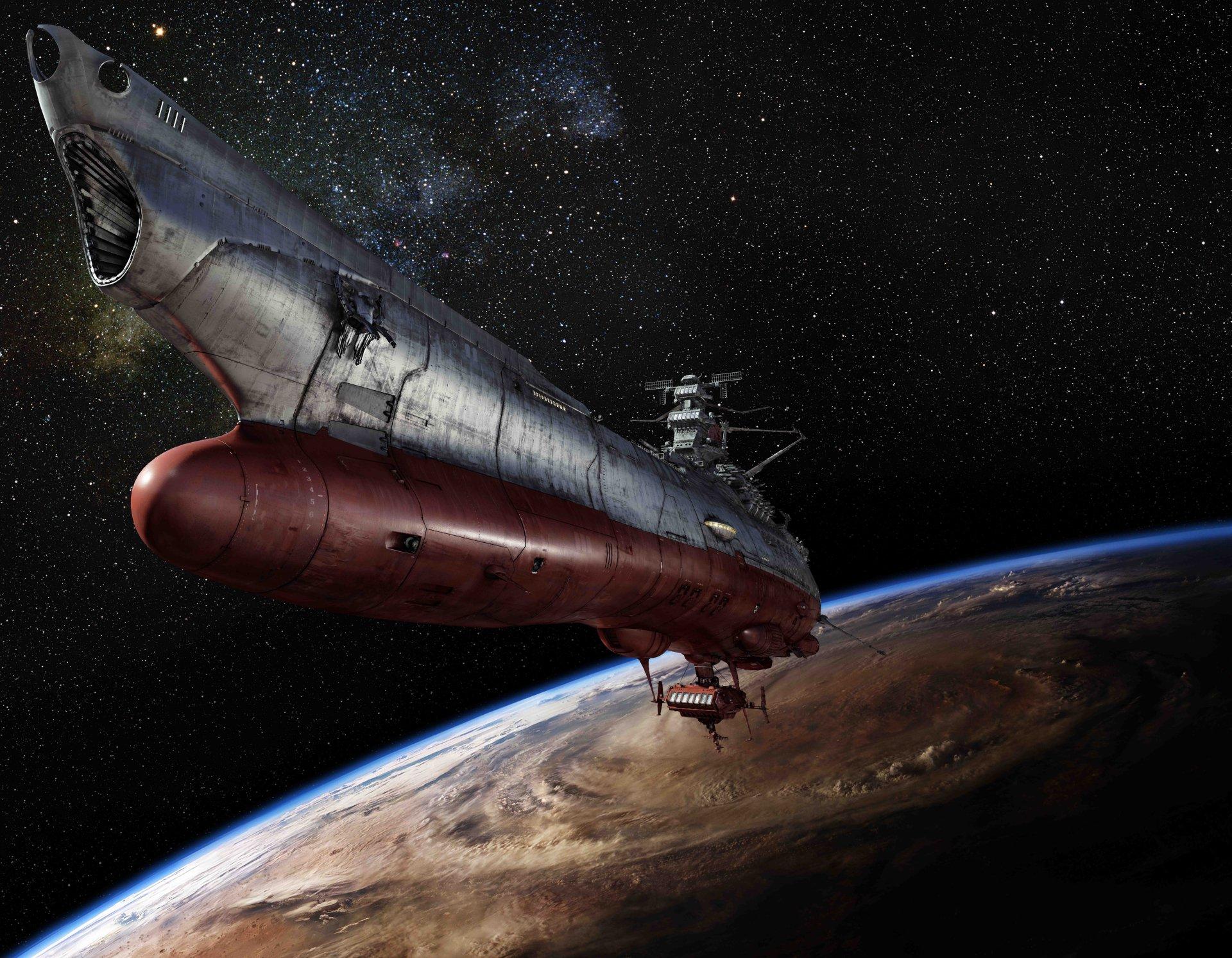 1920x1493 4K Space Battleship Yamato Wallpaper. Hintergründe