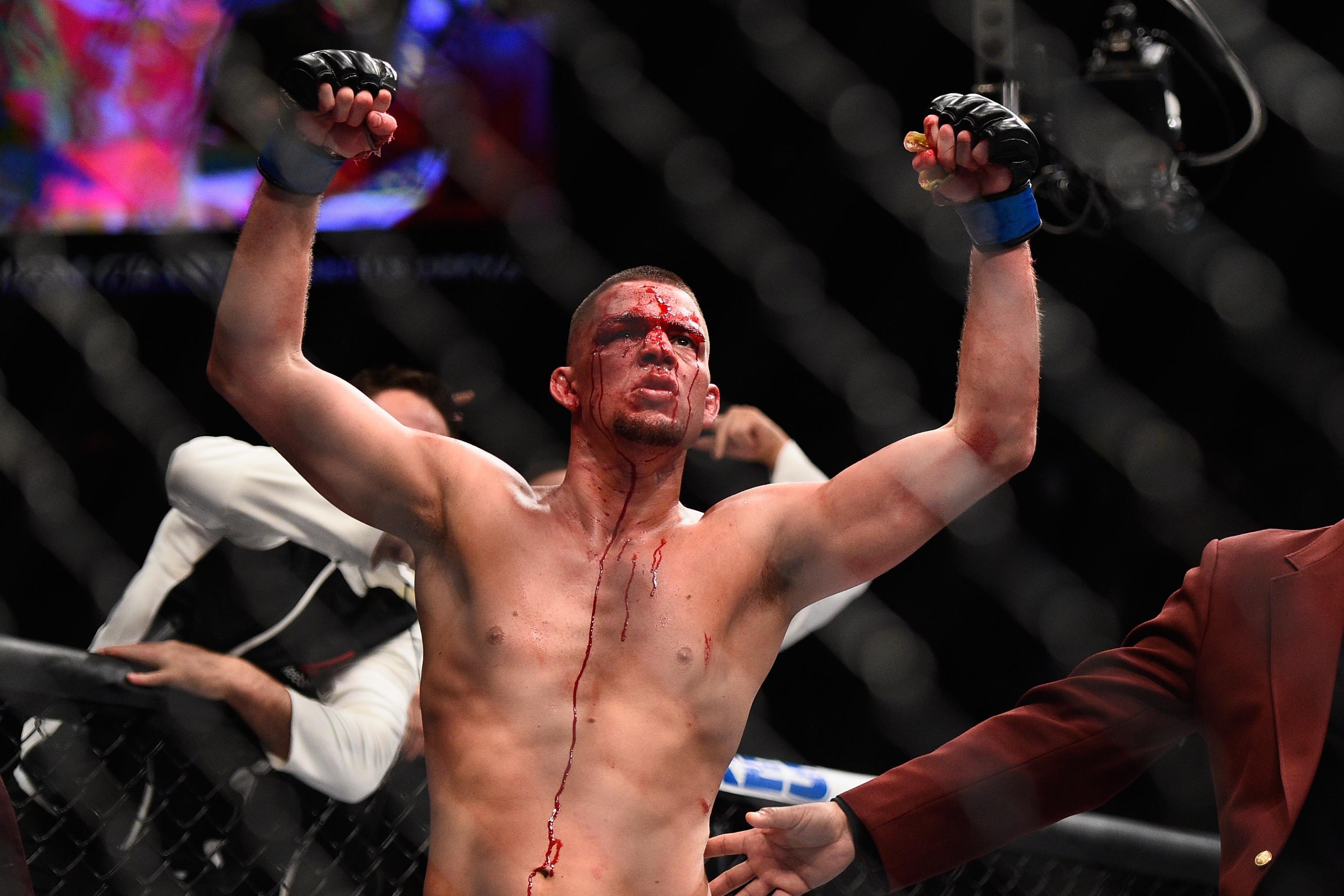 3072x2048 Nate Diaz Gets His Ultimate 'Middle Finger' Moment with Win over Conor McGregor. News, Scores, Highlights, Stats, and Rumors