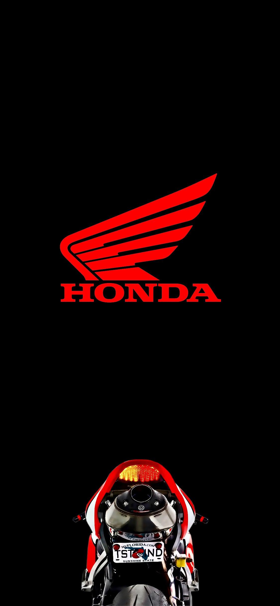 1125x2436 HONDA iPhone minimalistic WALLPAPER, featuring the CBR600RR tail exhaust. I hope you like it!!