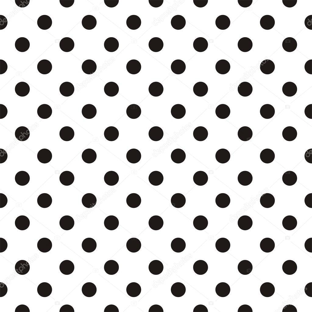 1024x1024 Black & White Polka Dot Photography Backdrop