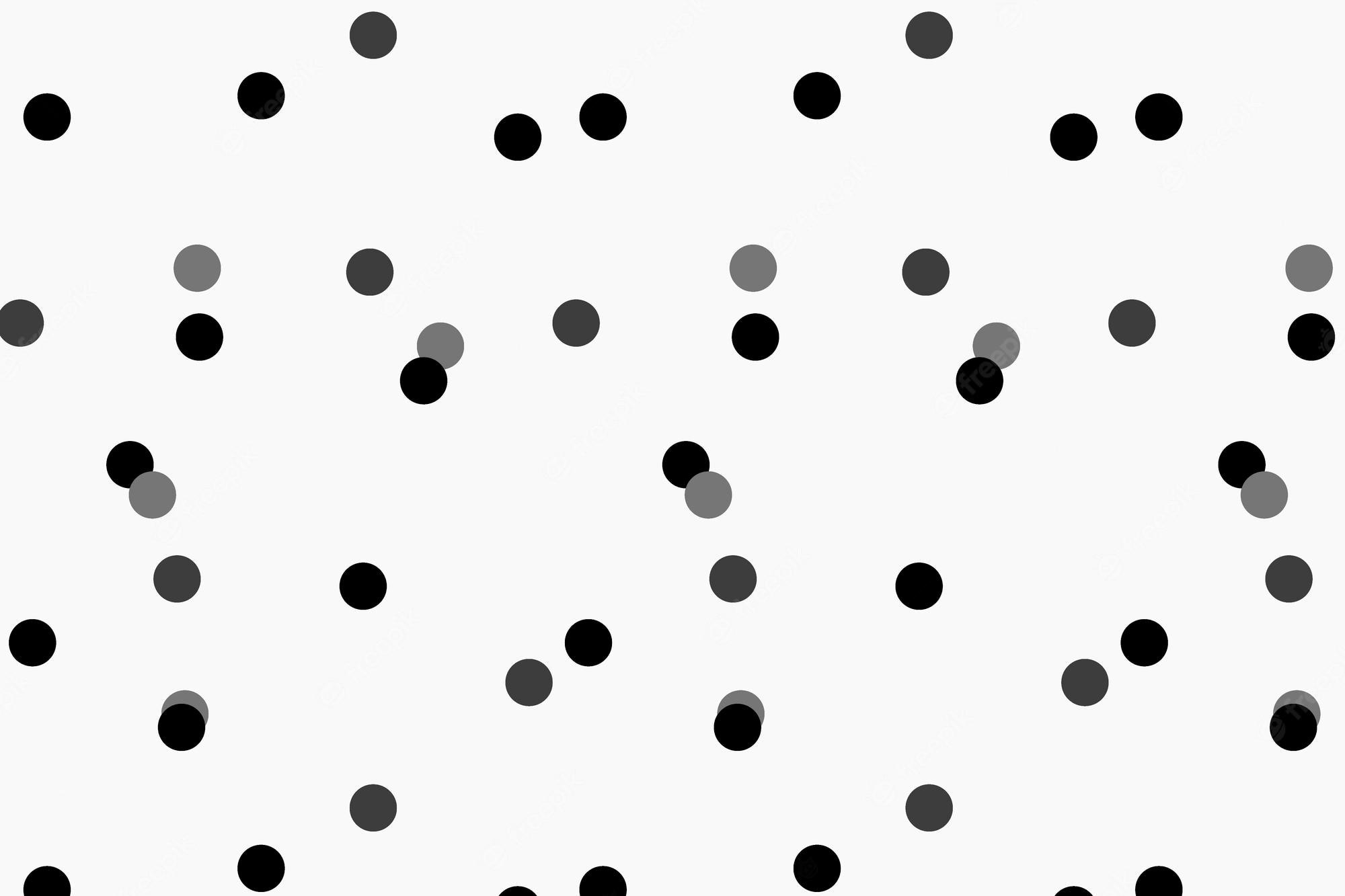 2000x1333 Black Polka Dots Image