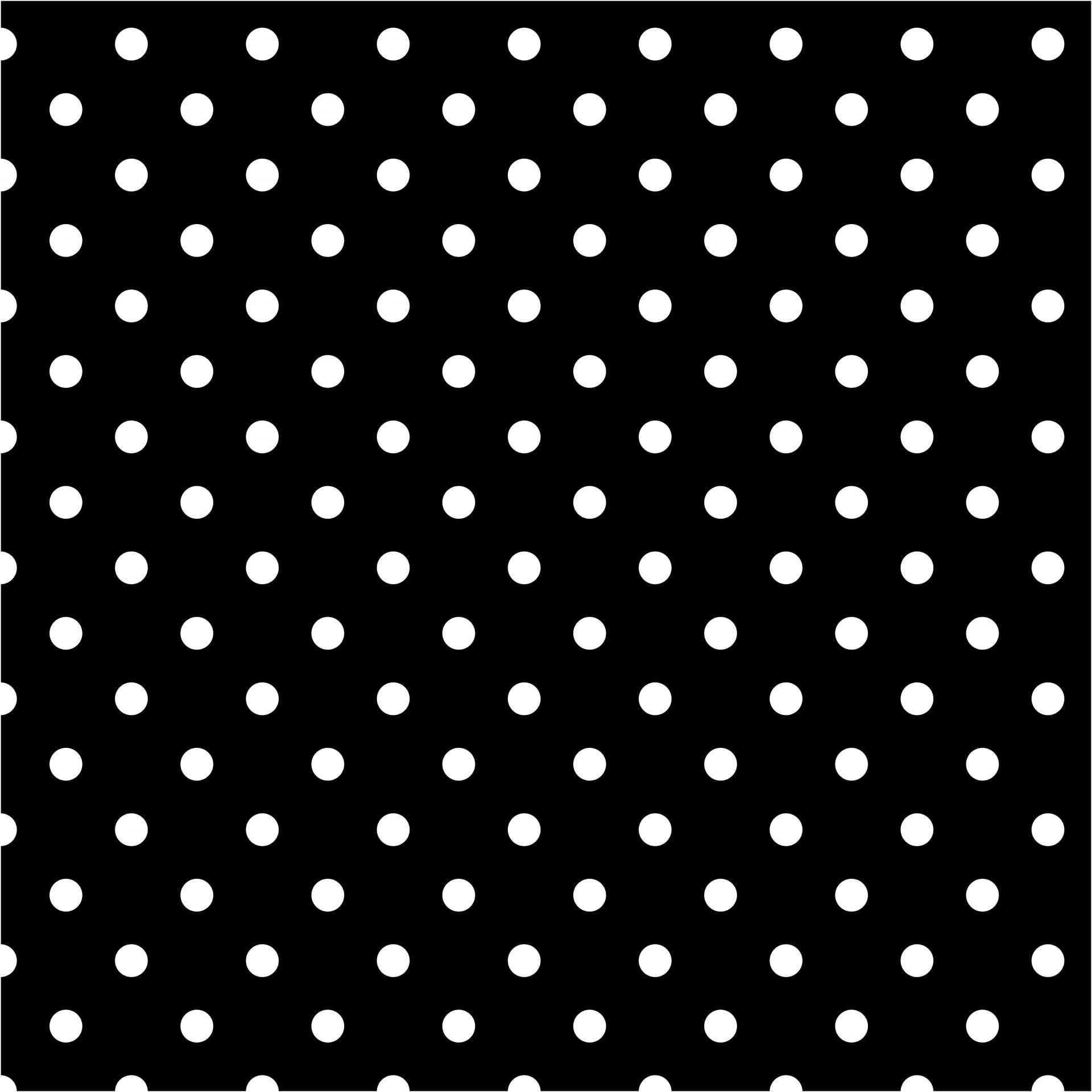 1920x1920 Download free photo of Polka dots, black, white, spots, dots