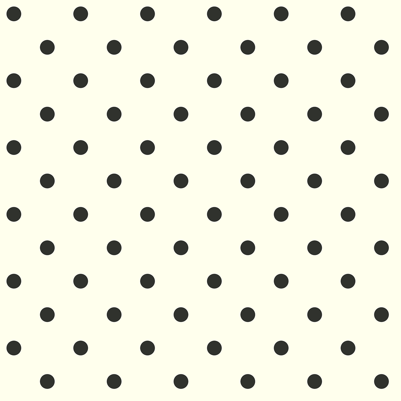 1400x1400 AB1926MH Magnolia Home Dots on Dots Wallpaper Black