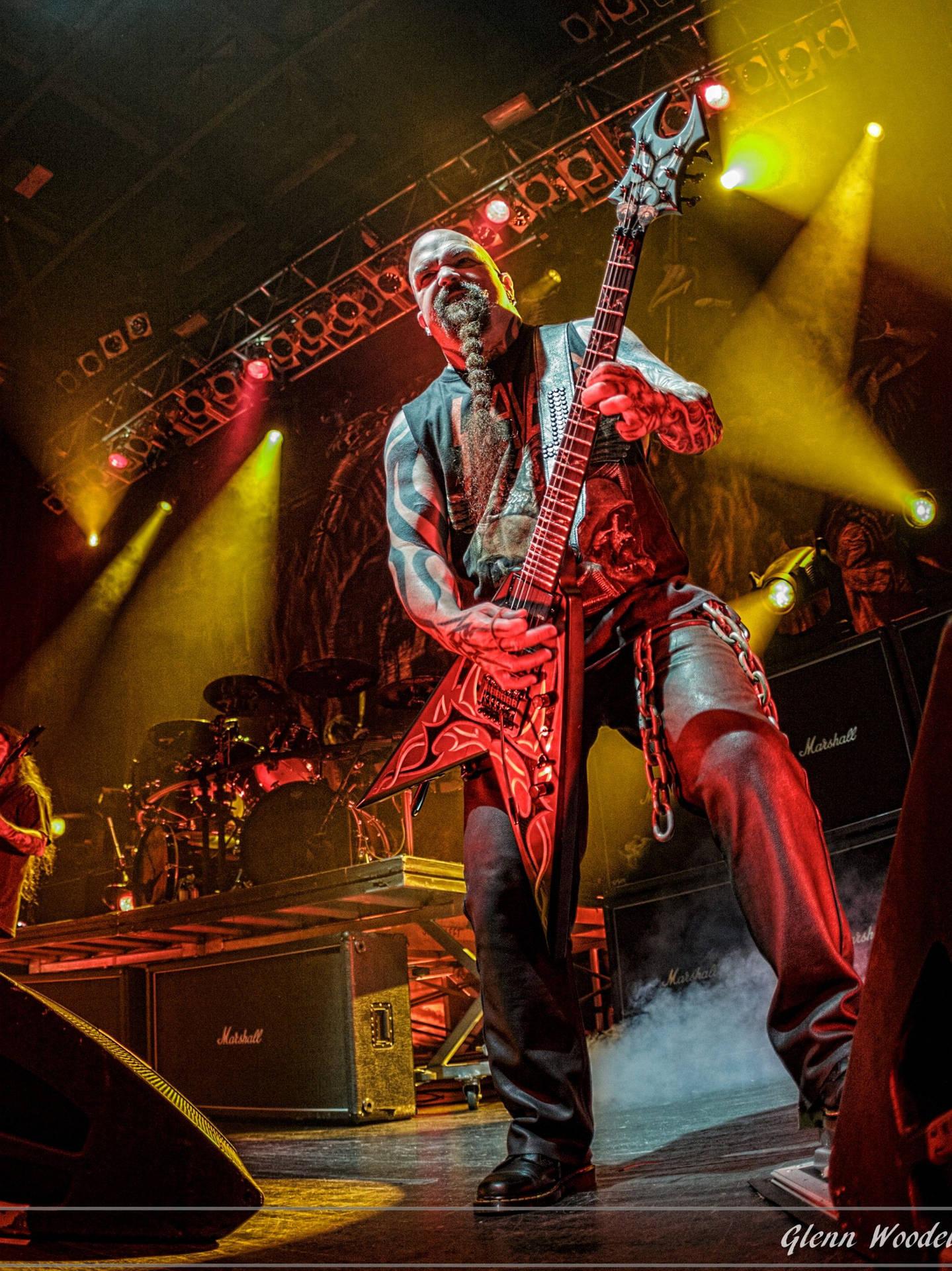 1439x1920 Download Slayer Band Member Kerry King Wallpaper