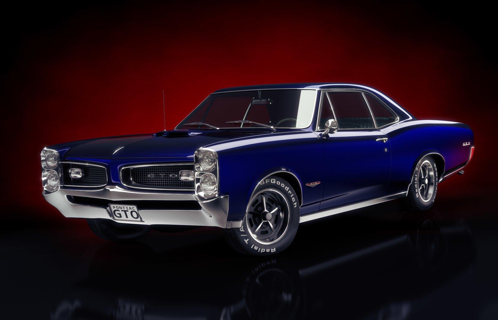 1680x1080 Pontiac GTO Wallpaper