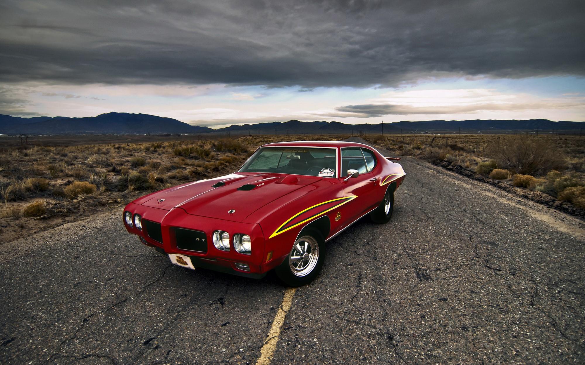 2000x1250 GTO, Pontiac, Roads, Red Gallery HD Wallpaper