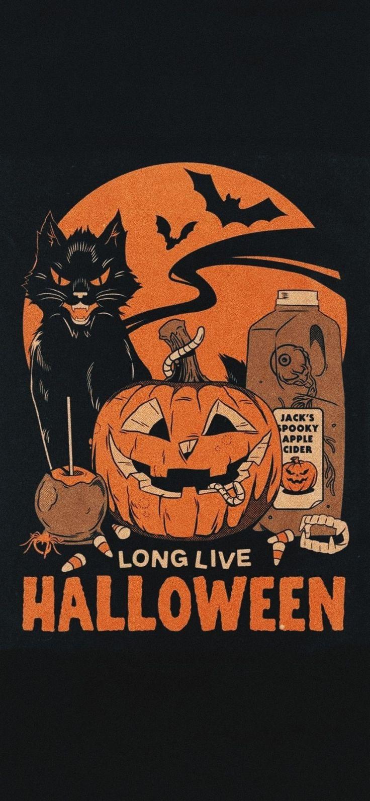 Trendy October  Halloween Wallpaper Backgrounds For Your iPhone