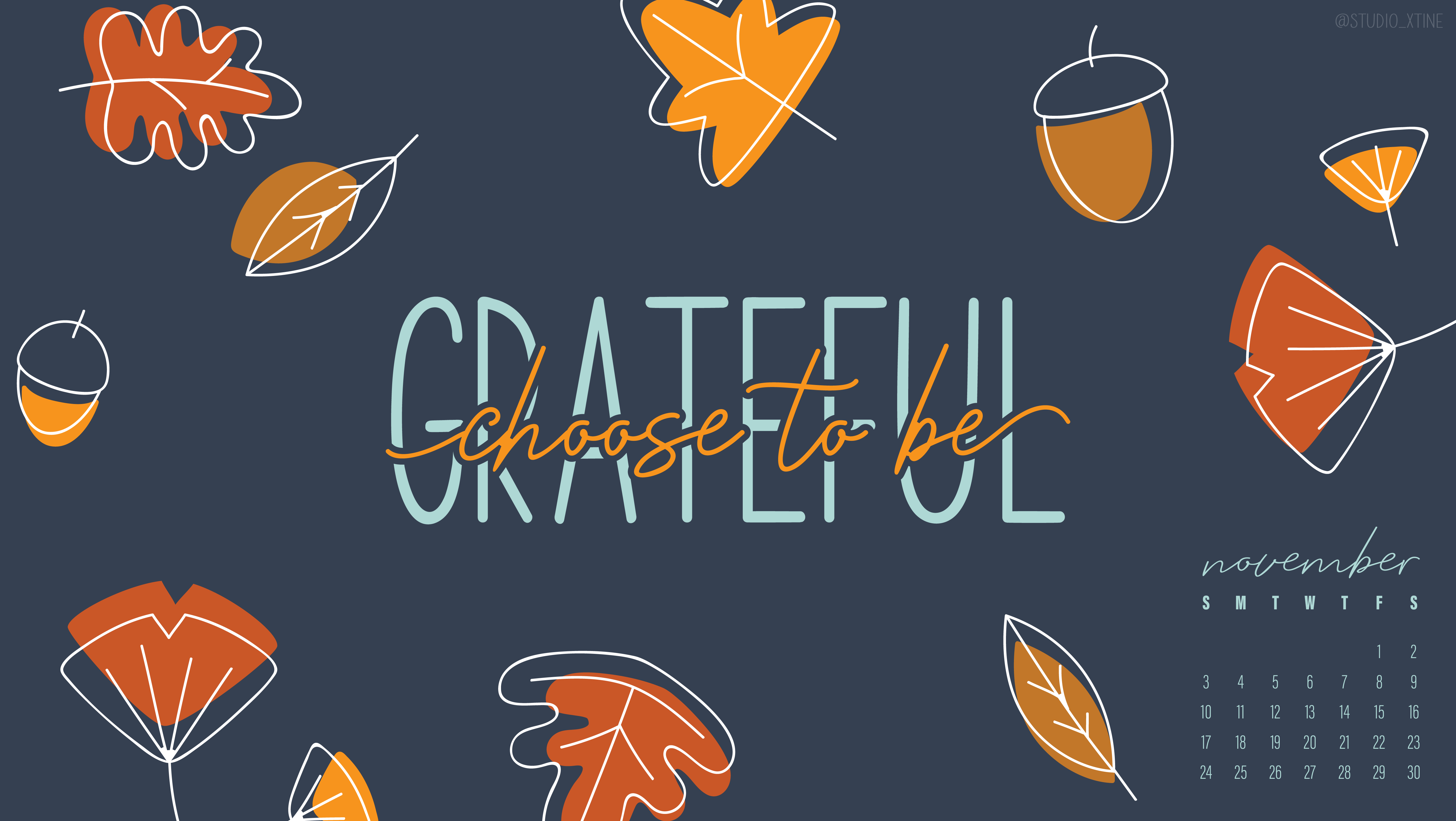 5138x2898 Choose to be Grateful Smartphone and Desktop Wallpaper (FREEBIE!)