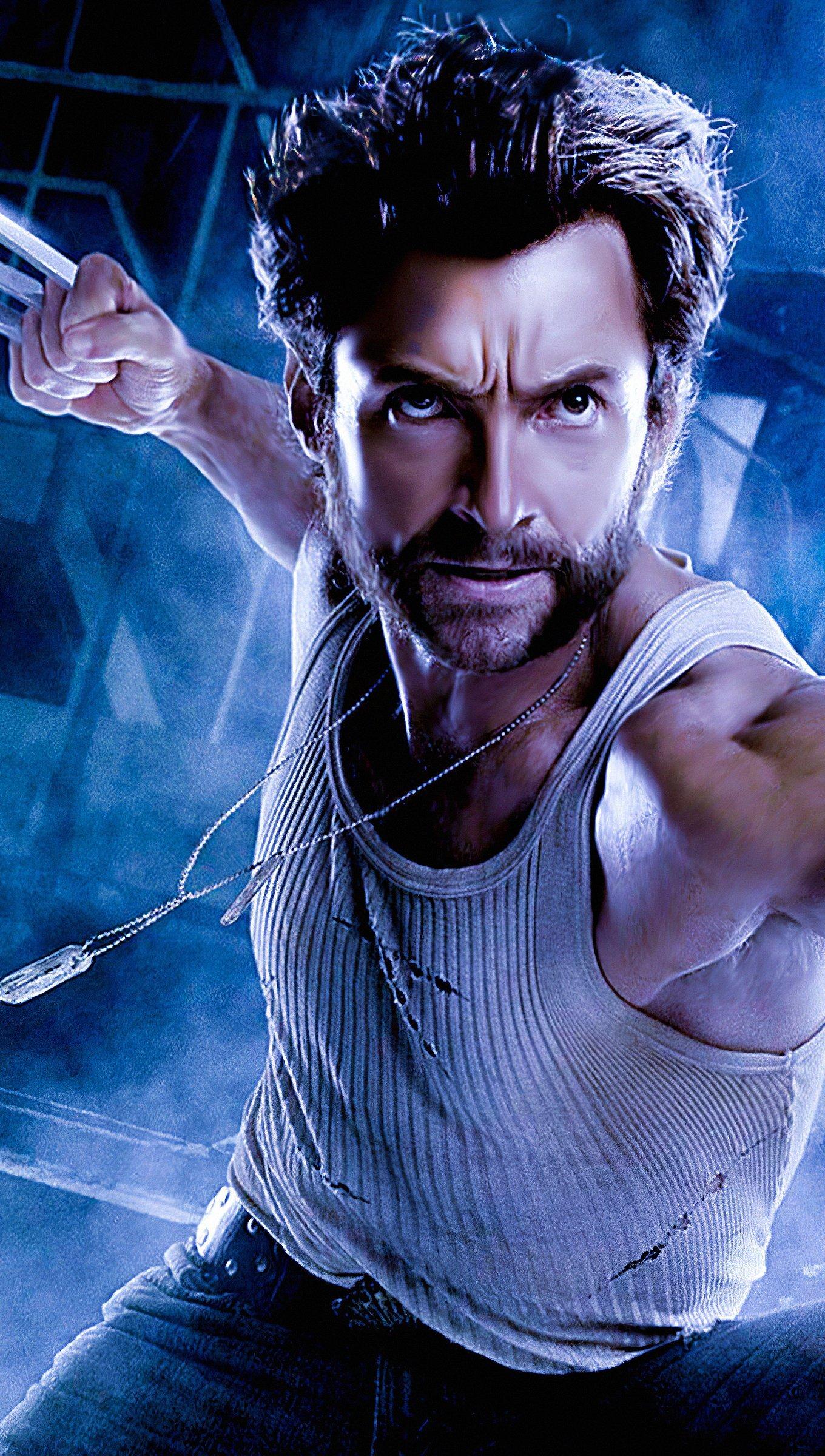 1360x2400 Hugh Jackman as Wolverine Digital Art Wallpaper 4k Ultra HD
