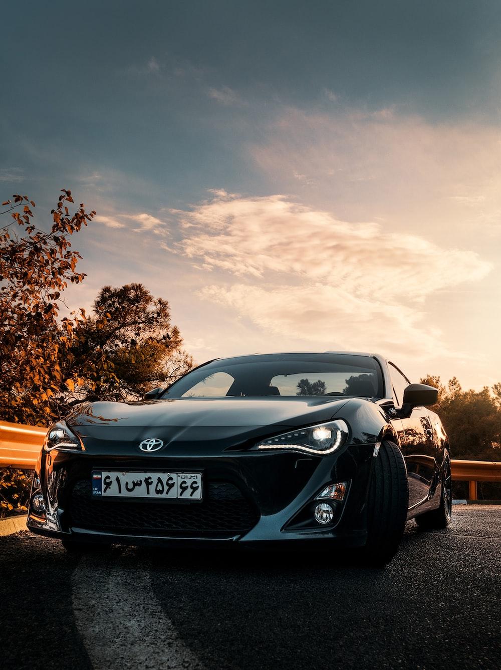 1000x1337 black Toyota sports car photo