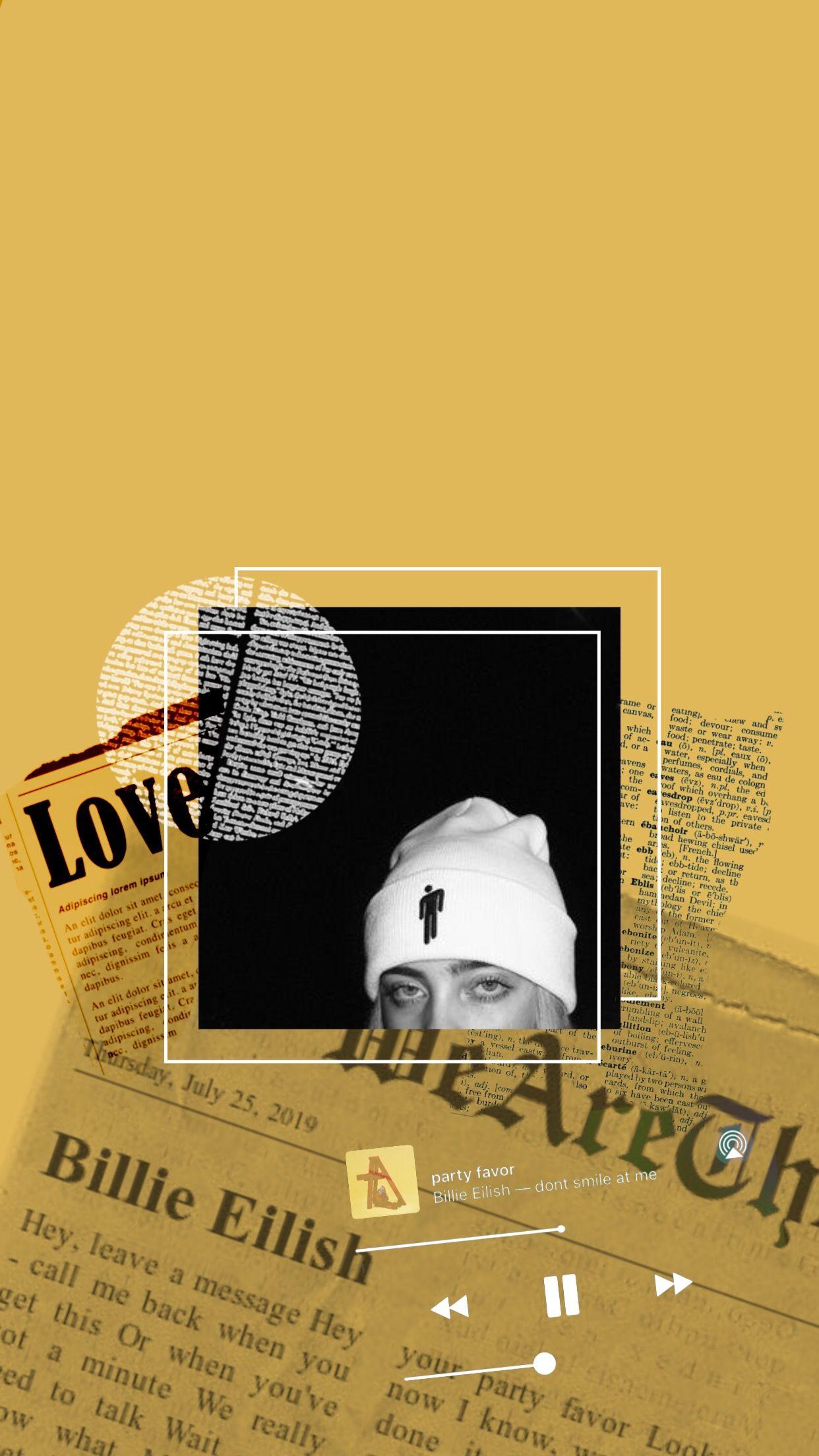 1242x2208 Billie Eilish Wallpaper Aesthetic. Billie, Billie eilish, Wallpaper