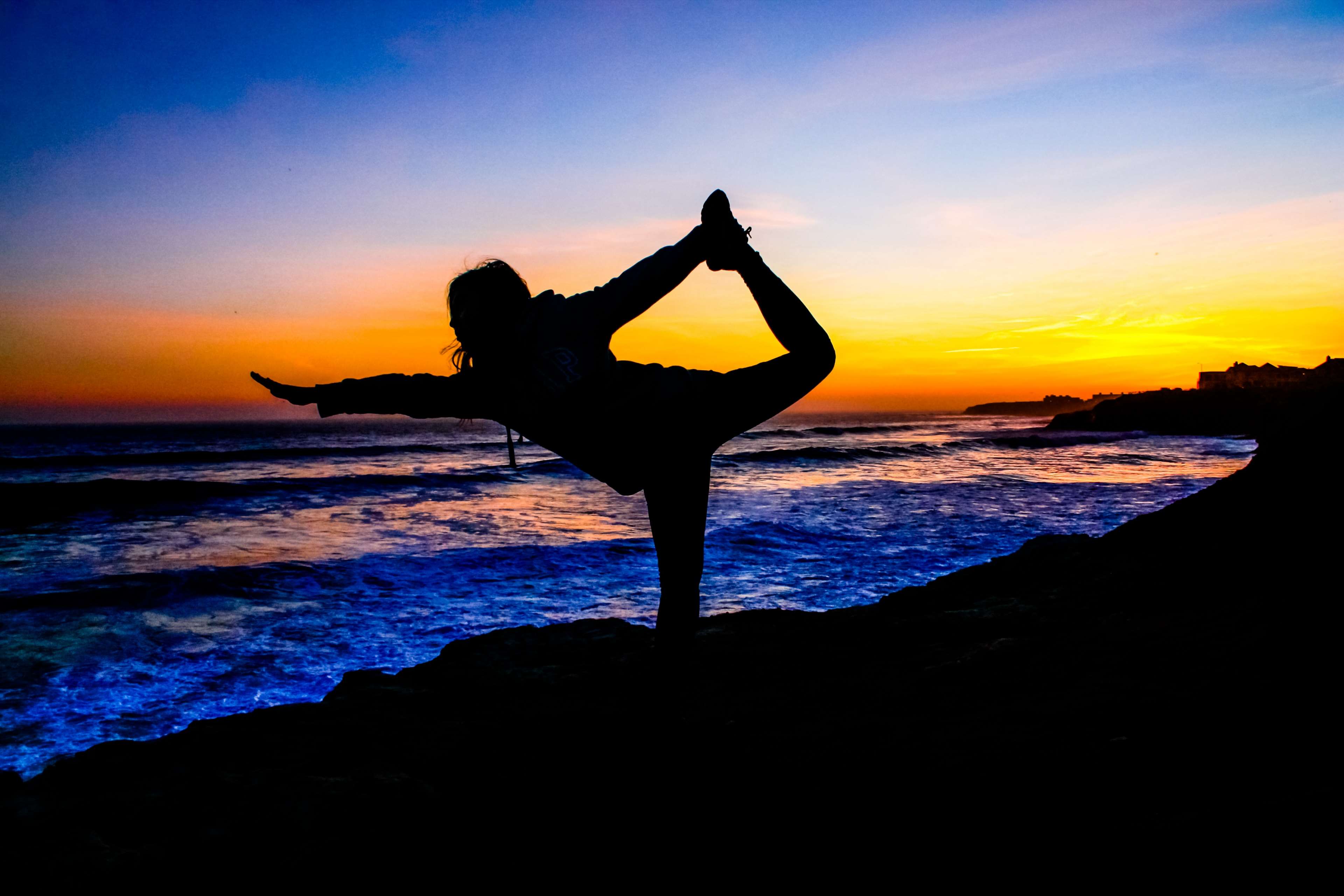 3840x2560 beach, exercise, fitness, healthy, lifestyle, male, meditation, nature, ocean, outdoors, pacific, pacific ocean, people, pilates, pose, relax, relaxation, sea, sky, sport, sunset, women, yoga