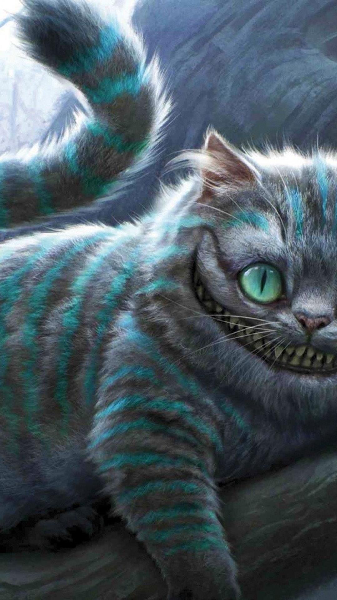 1080x1920 Cheshire Cat Phone Wallpaper