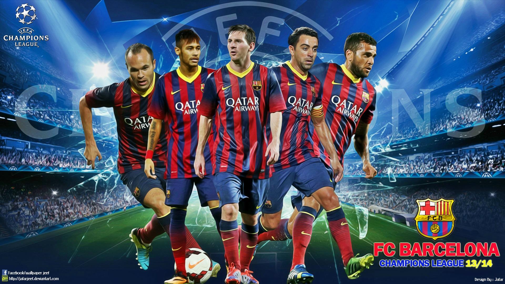 1920x1080 Barcelona UEFA Champions 2013 2014