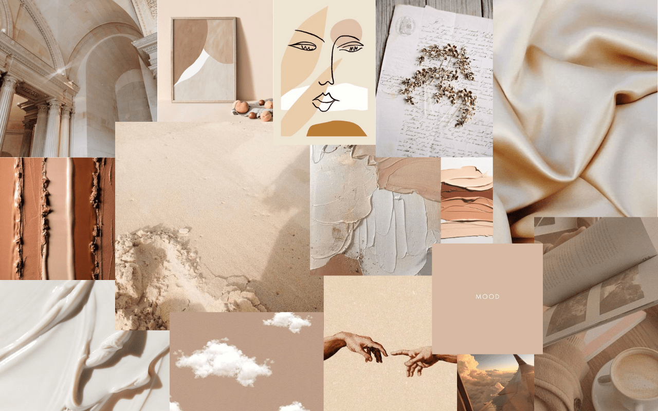 1280x800 Aesthetic Beige Background HD
