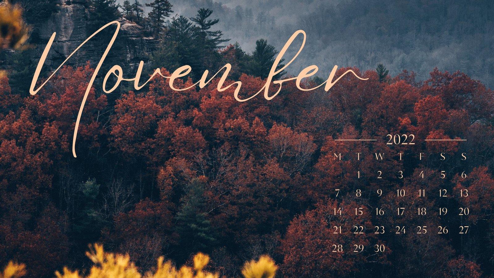1600x900 Free customizable autumn desktop wallpaper templates