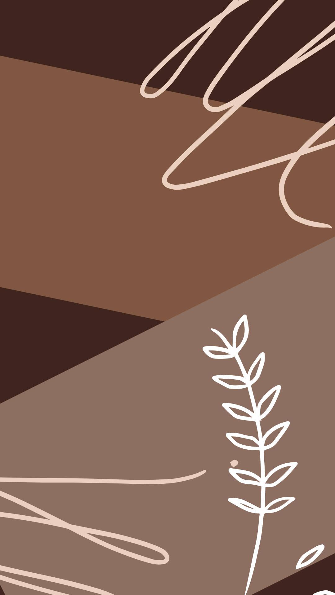 1080x1920 Dark Brown Aesthetic Drawing Wallpaper