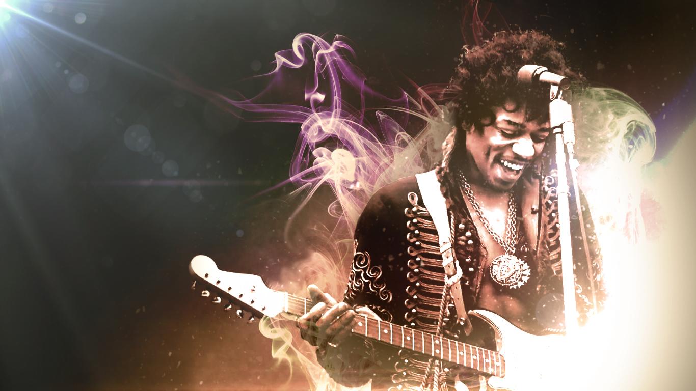 1366x768 Jimi Hendrix Wallpaper