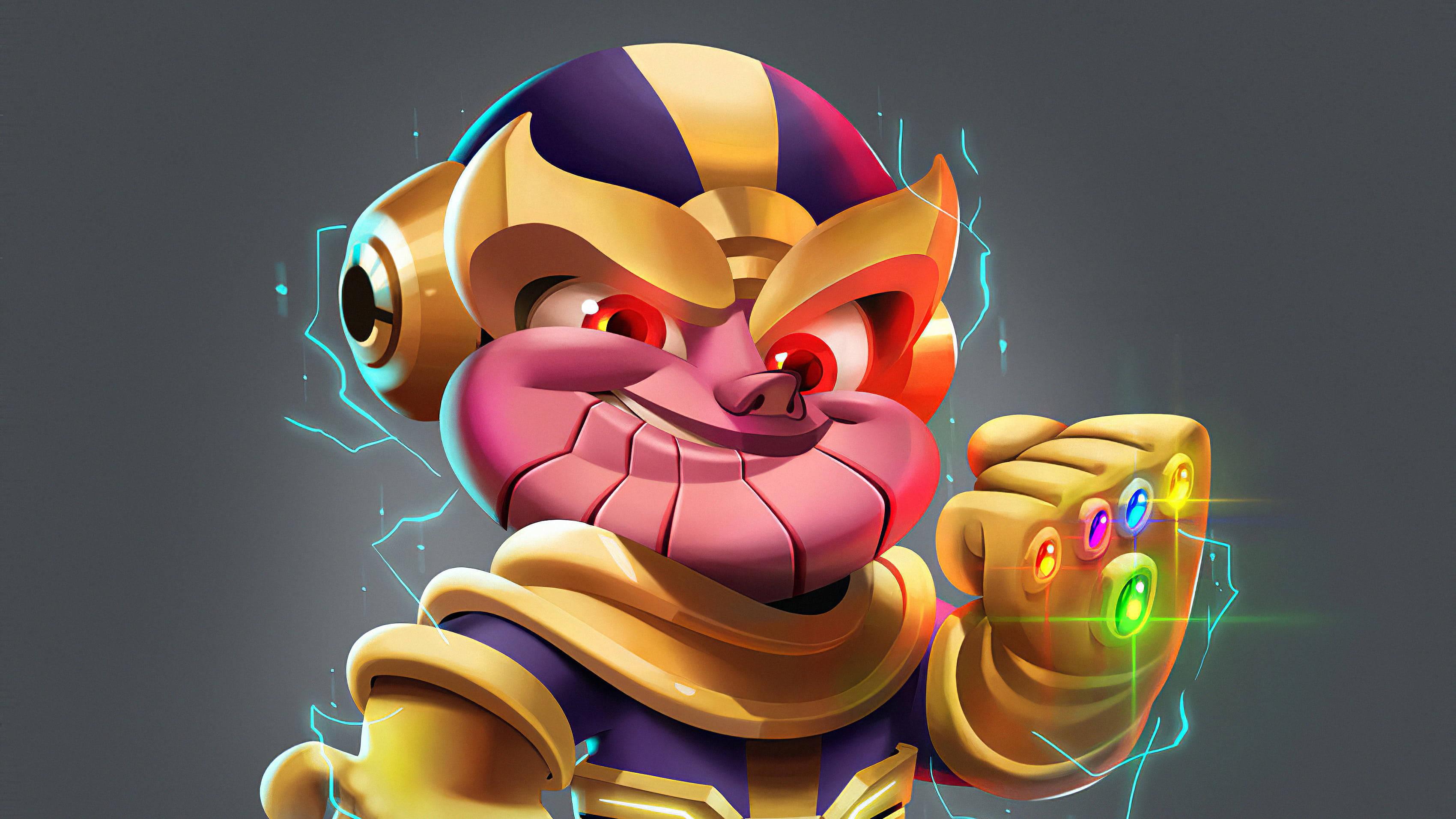 Thanos Cartoon Wallpapers - Top Free Thanos Cartoon Backgrounds -  WallpaperAccess