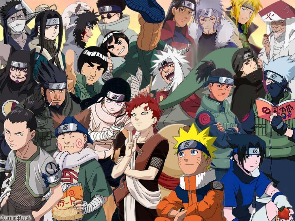 1024x768 Naruto And Friends Wallpaper