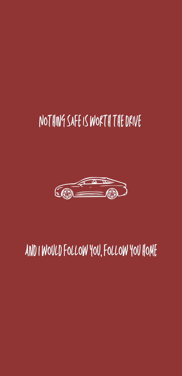 640x1316 Some lyric wallpaper I made :) comment