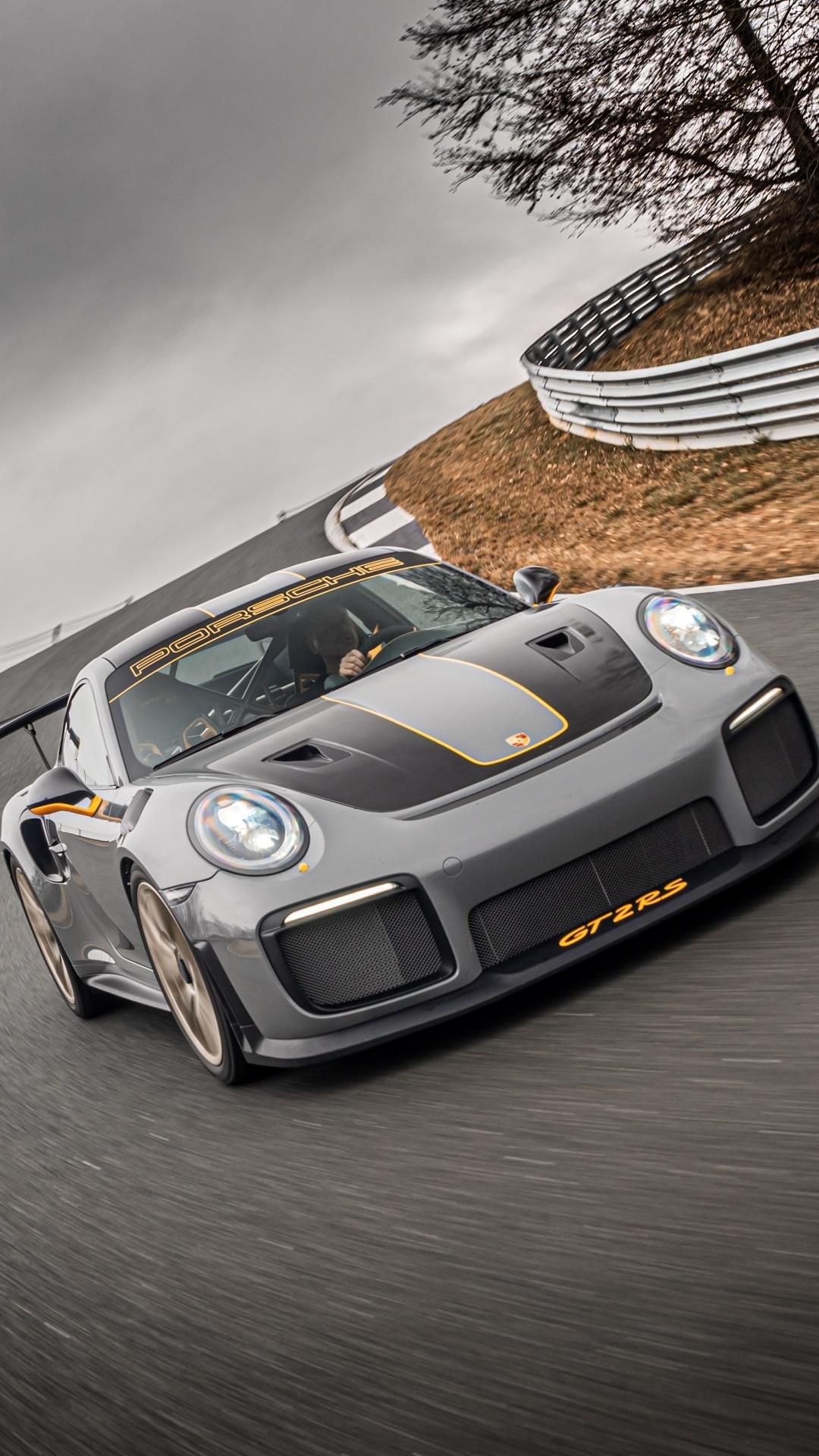 1080x1920 Wallpaper / Vehicles Porsche 911 GT2 RS Phone Wallpaper, Car, Race Car, Porsche Porsche, Silver Car, 1080x1920 free download