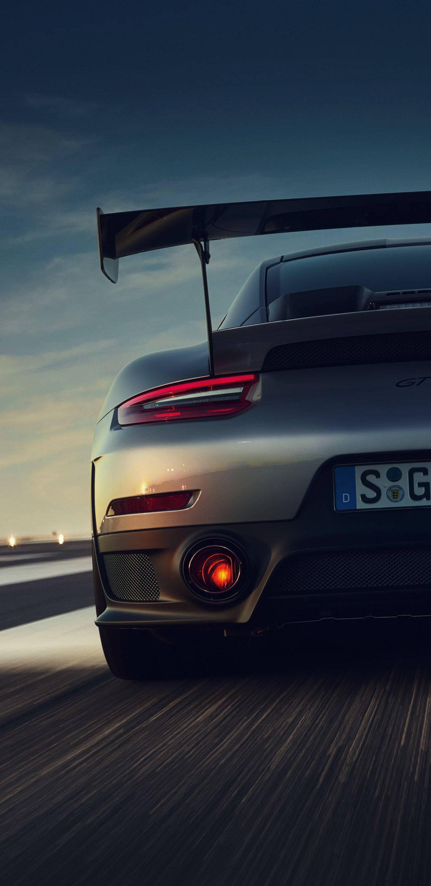 1440x2960 Download Gray Porsche 911 Gt2 Car iPhone Wallpaper