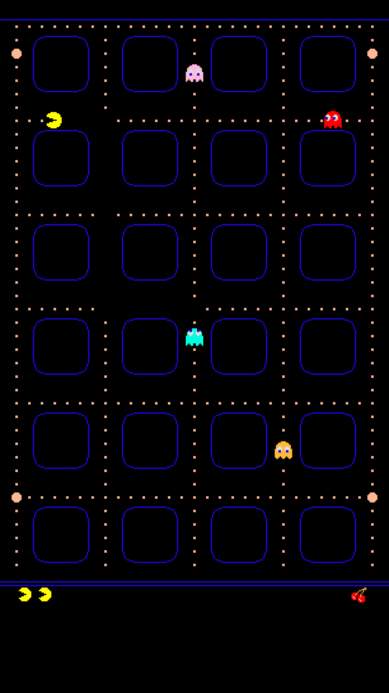 1242x2208 Pac Man IPhone Wallpaper