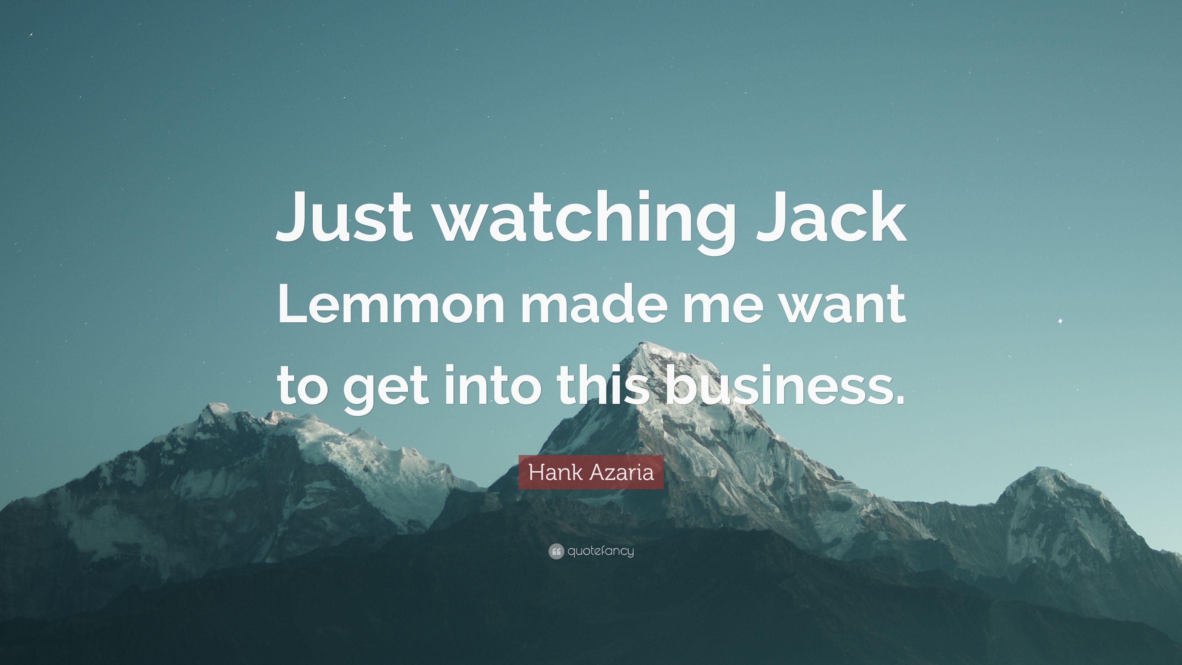 3840x2160 Hank Azaria Quote: “Just watching Jack Lemmon made me want to get into this business.”