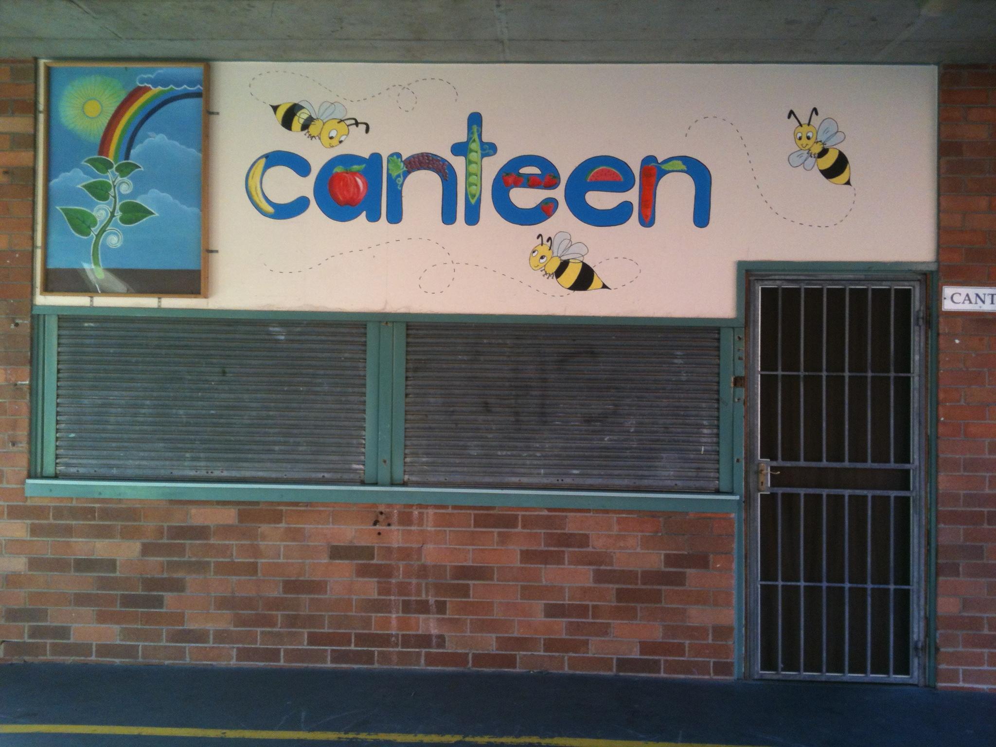 2048x1536 You don't need your glasses to read this canteen sign!