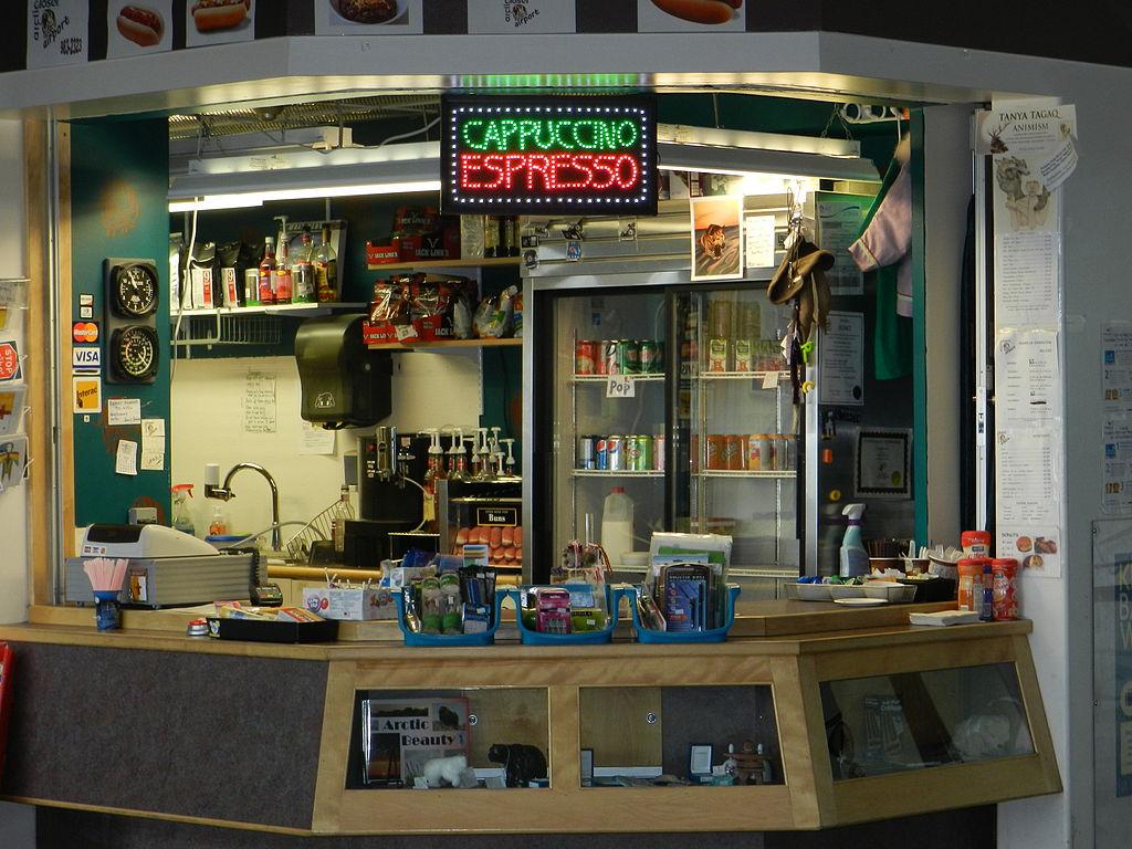 1024x768 Airport coffe shop