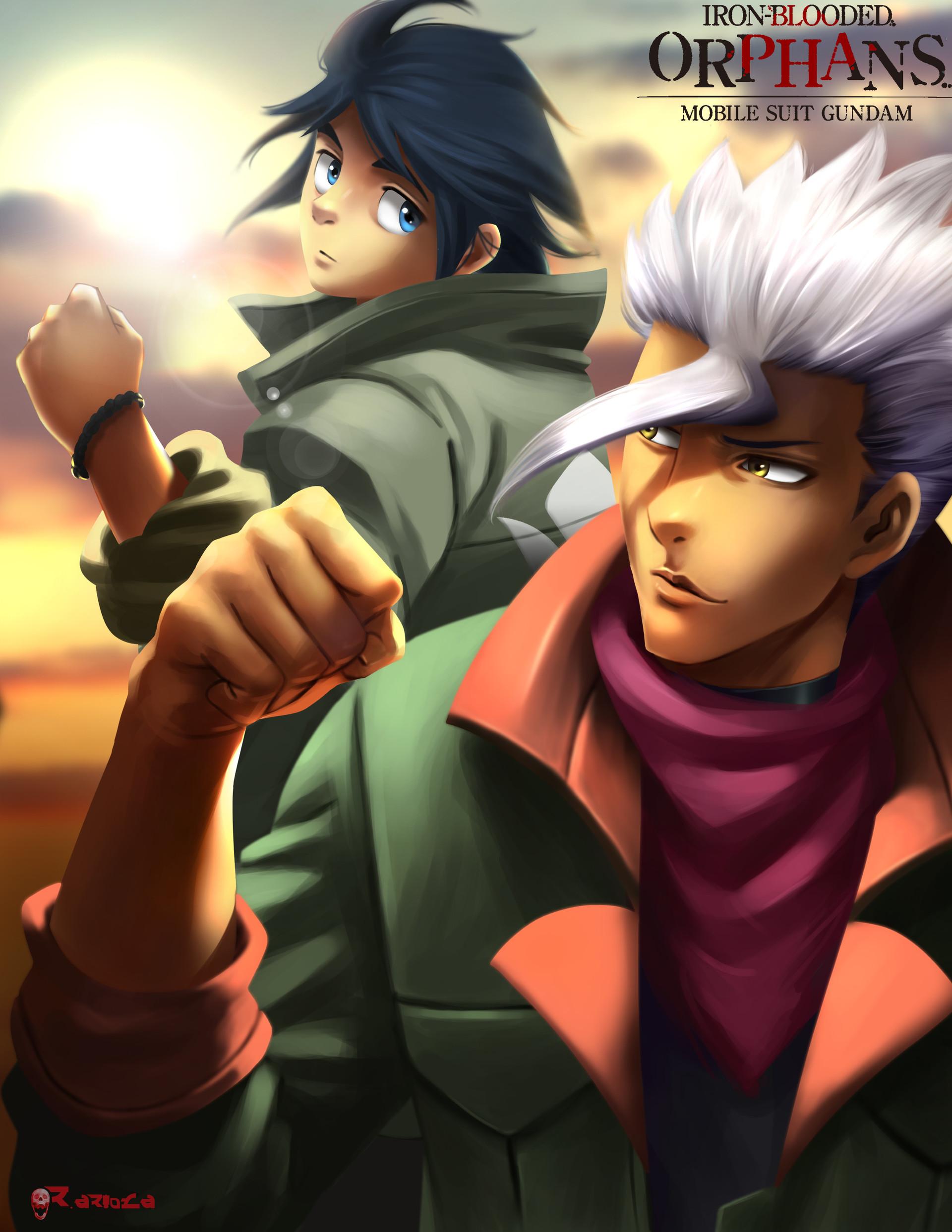 1920x2485 Mikazuki Augus and Orga Itsuka