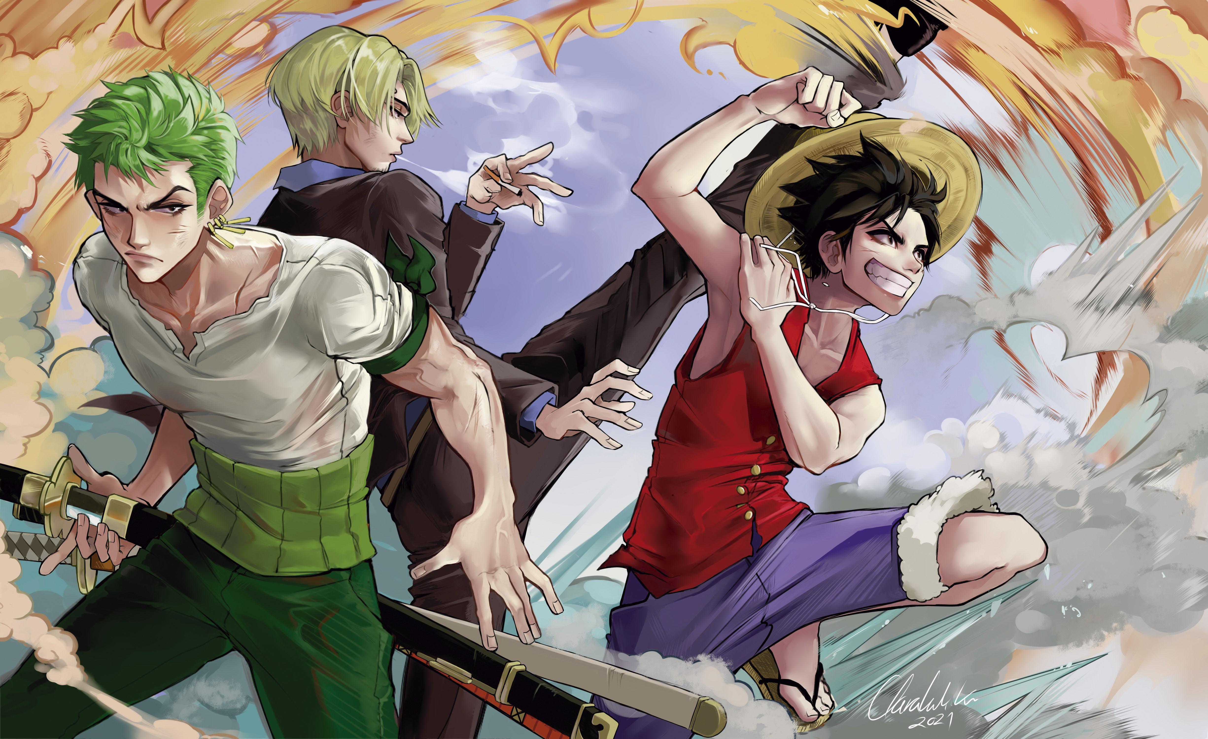 4902x3000 Sanji, Zoro, One Piece, 4k Gallery HD Wallpaper