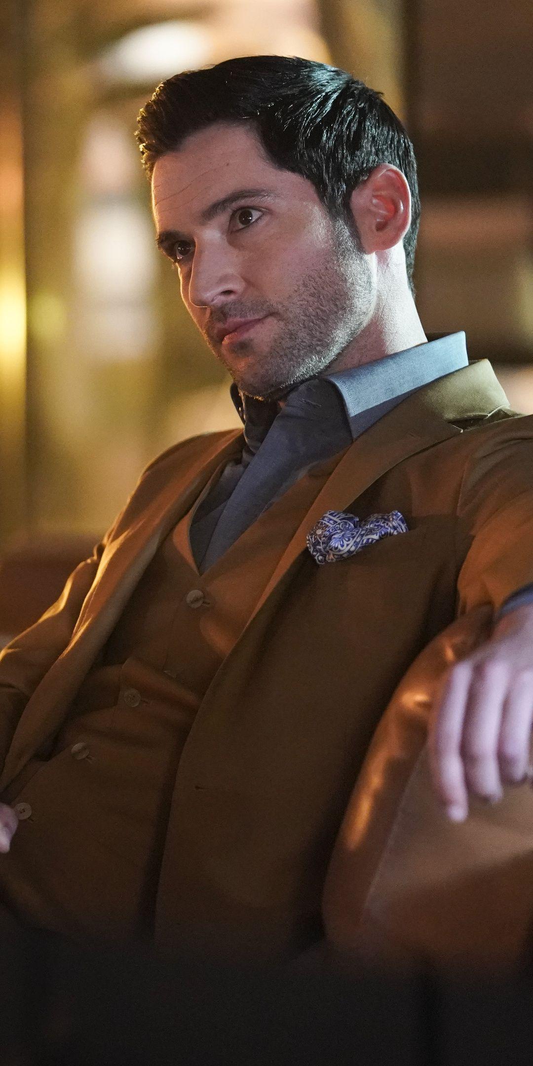 1080x2160 Tom Ellis Lucifer Wallpaper