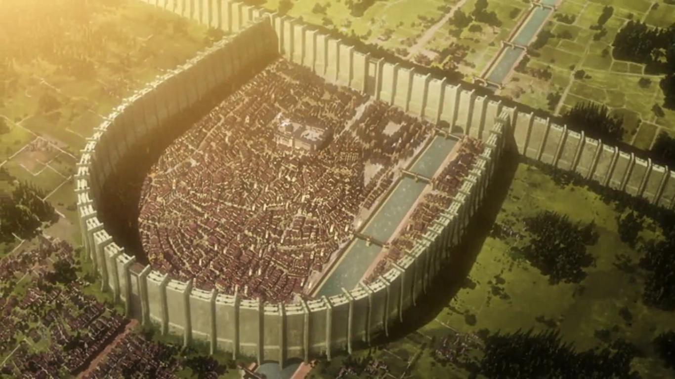 1366x768 Attack On Titan Are There Outlying Towns Cities On The Walls In Shingeki No Kyoujin? & Manga Stack Exchange