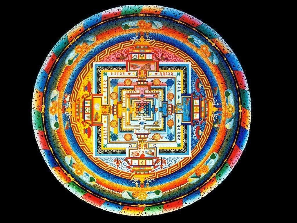 1024x768 Buddhist Mandala Wallpaper