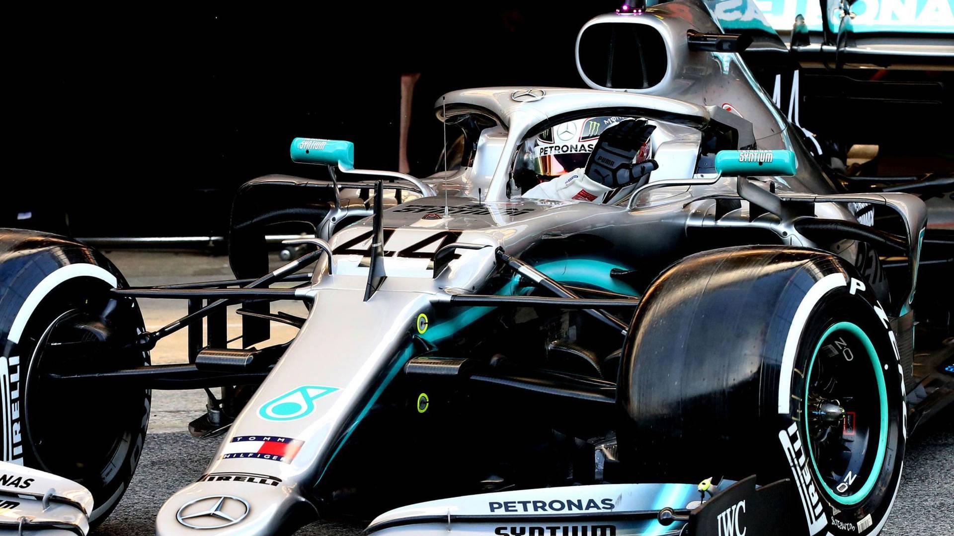 1920x1080 Download Lewis Hamilton Zoom In Car Wallpaper