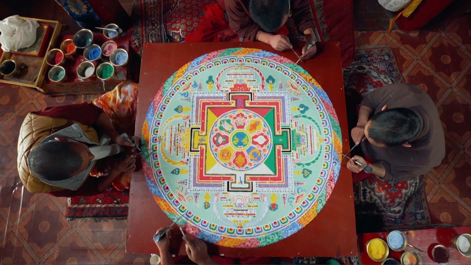 1920x1080 Kingdoms of the Sky. Meditation and the Mandala
