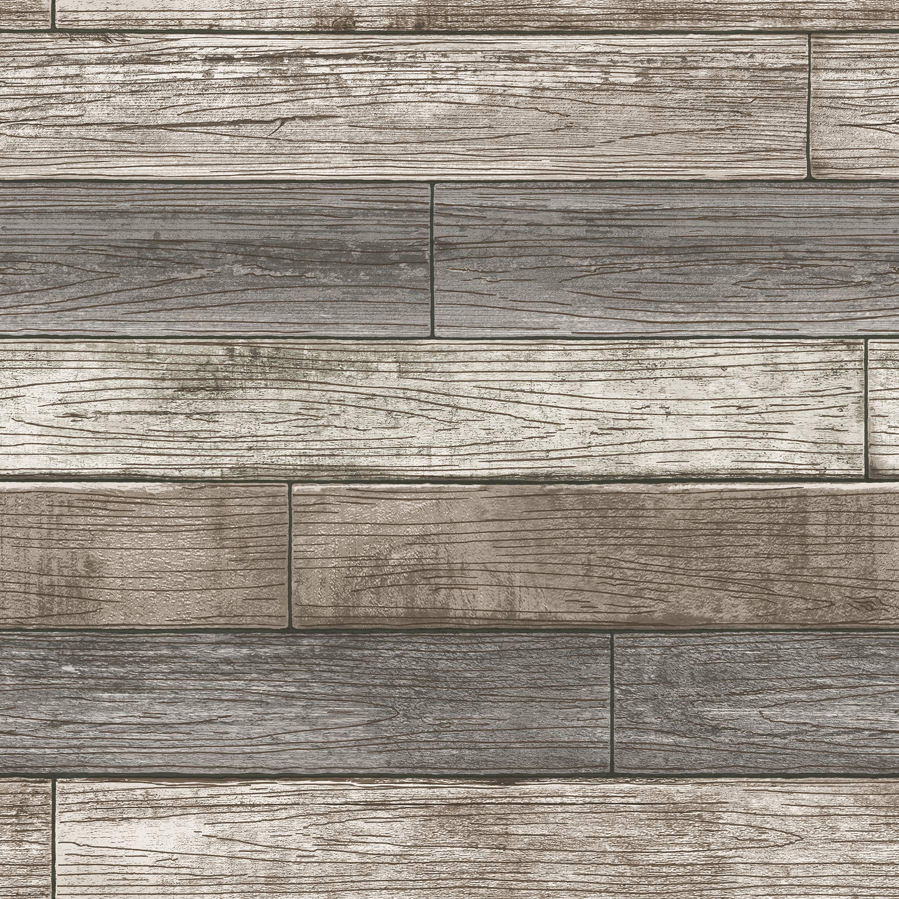 1800x1800 Nuwallpaper Reclaimed Wood Plank Natural Peel & Stick Wallpaper, Beige