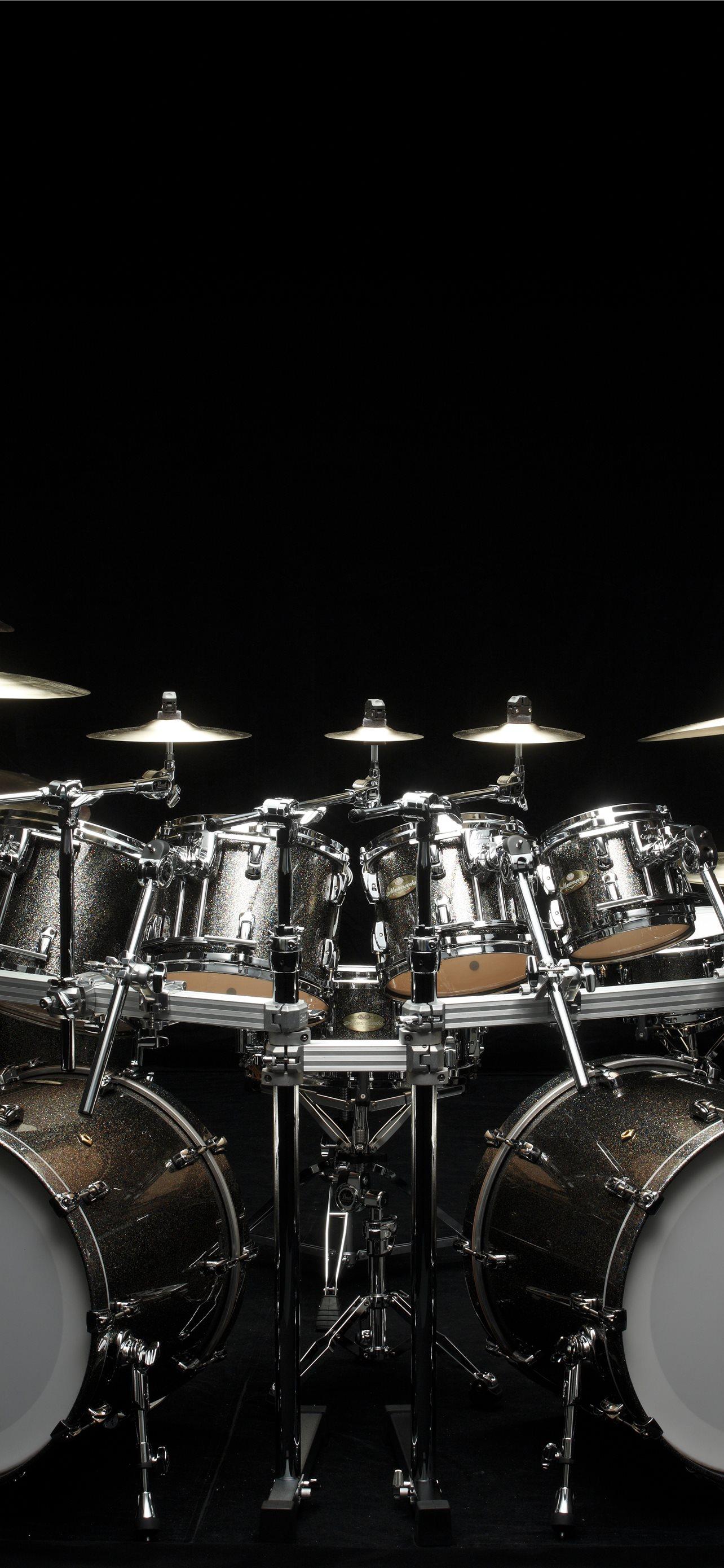 1284x2778 drum kit iPhone Wallpaper Free Download