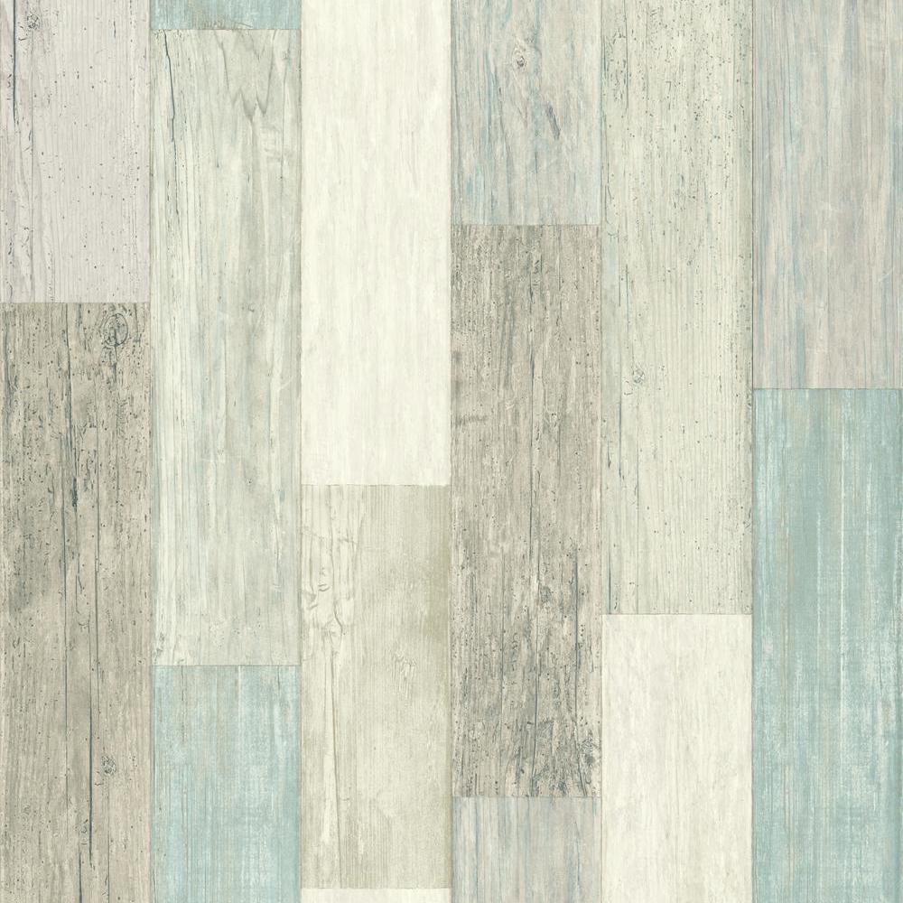 1000x1000 Weathered Wood Peel and Stick Wallpaper