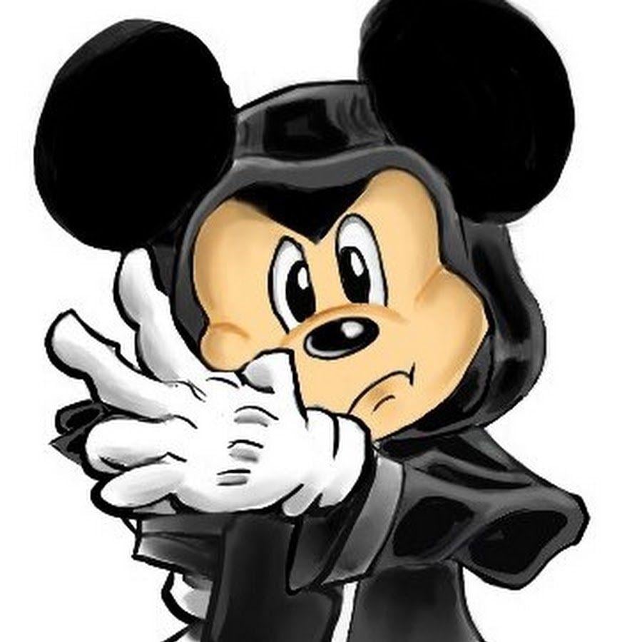 How To Draw Gangster Mickey Mouse