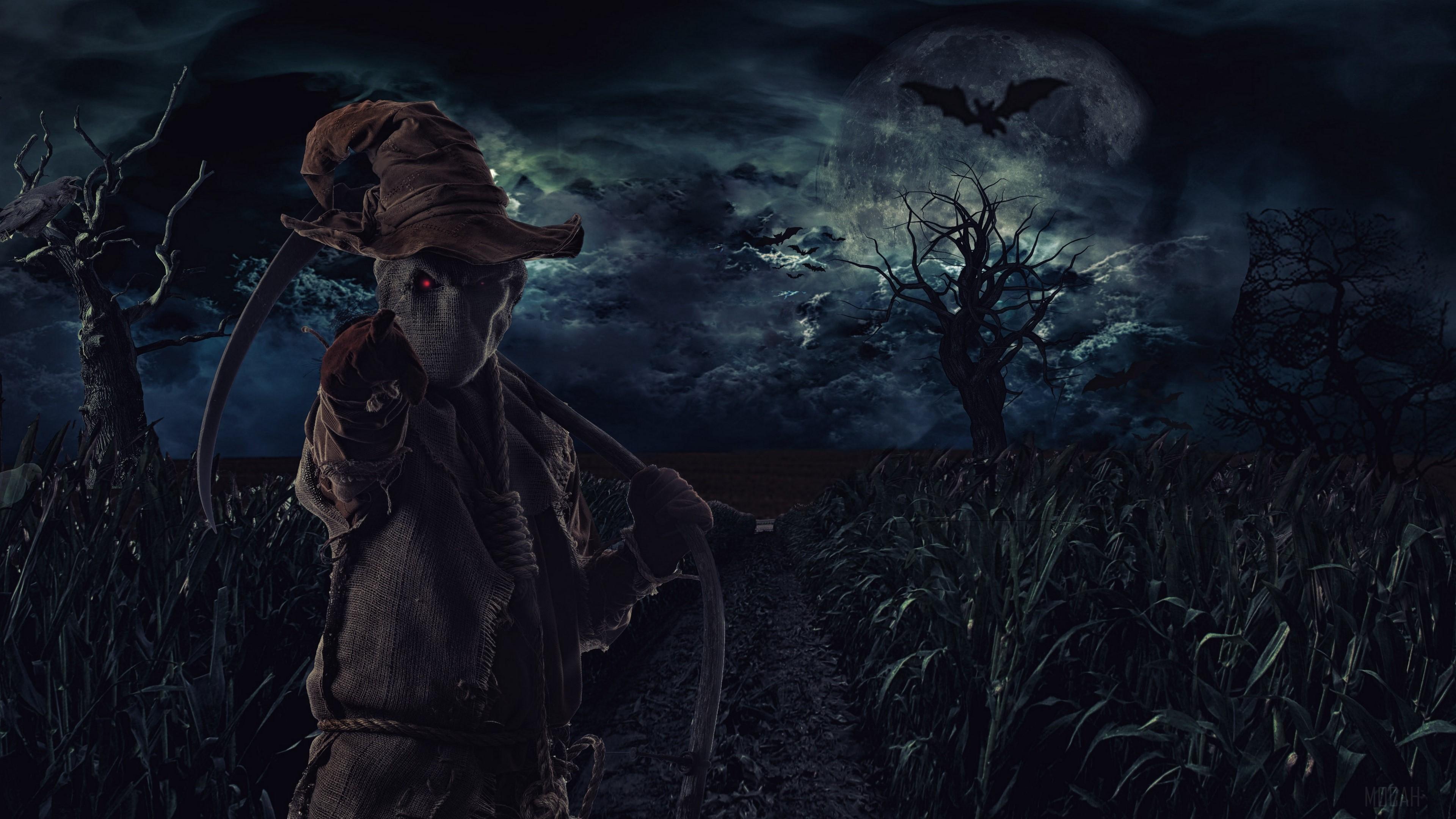 3840x2160 Full HD scarecrow wallpaper